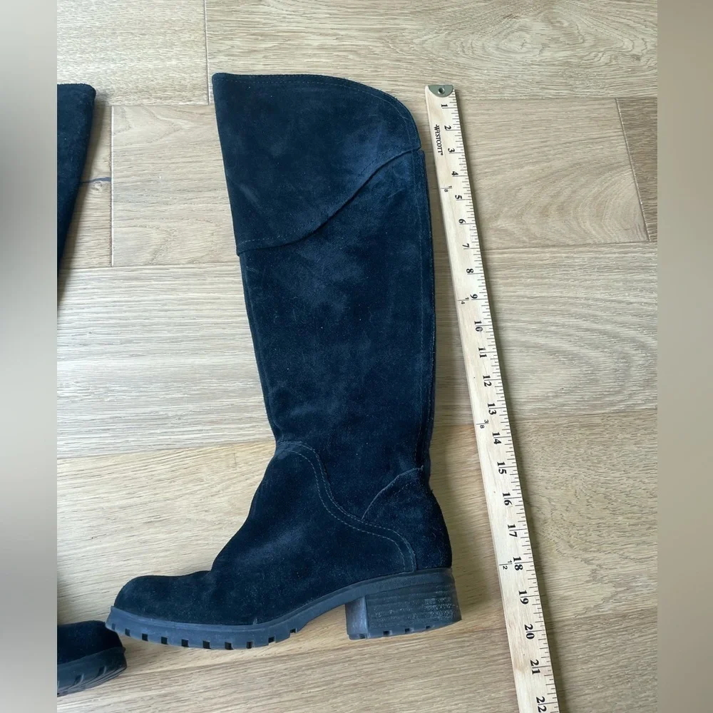Lucky Brand leather suede knee high boots 7